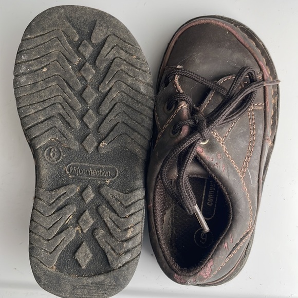 Kid connection brown dress shoes baby boy size 6 - Picture 6 of 8